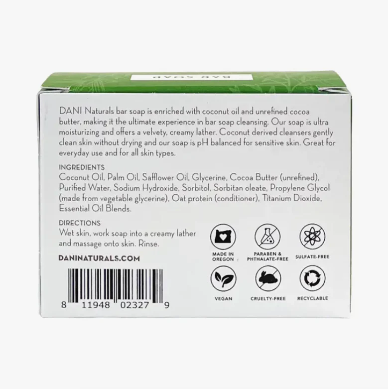 BAMBOO BERGAMOT BAR SOAP - Image 2