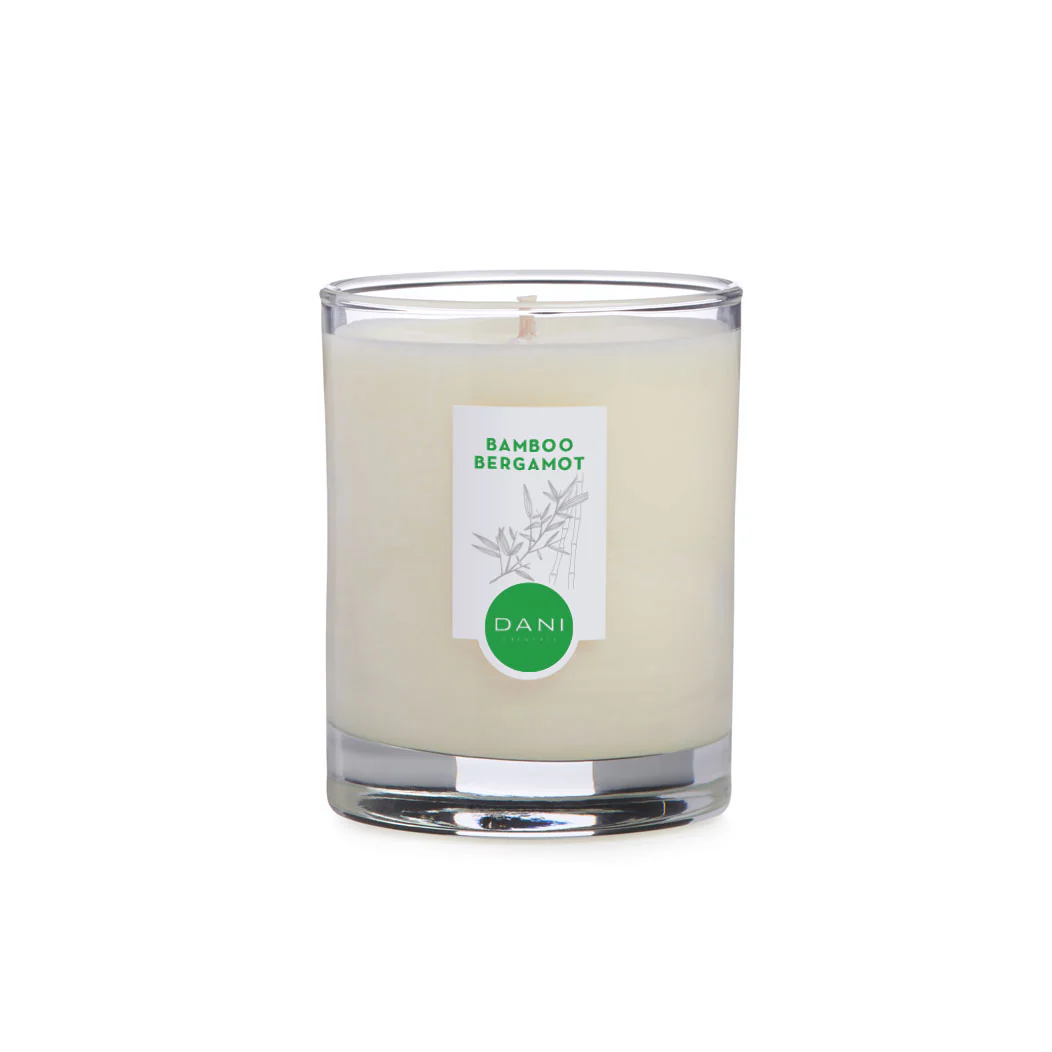 BAMBOO BERGAMOT GLASS CANDLE - Image 2