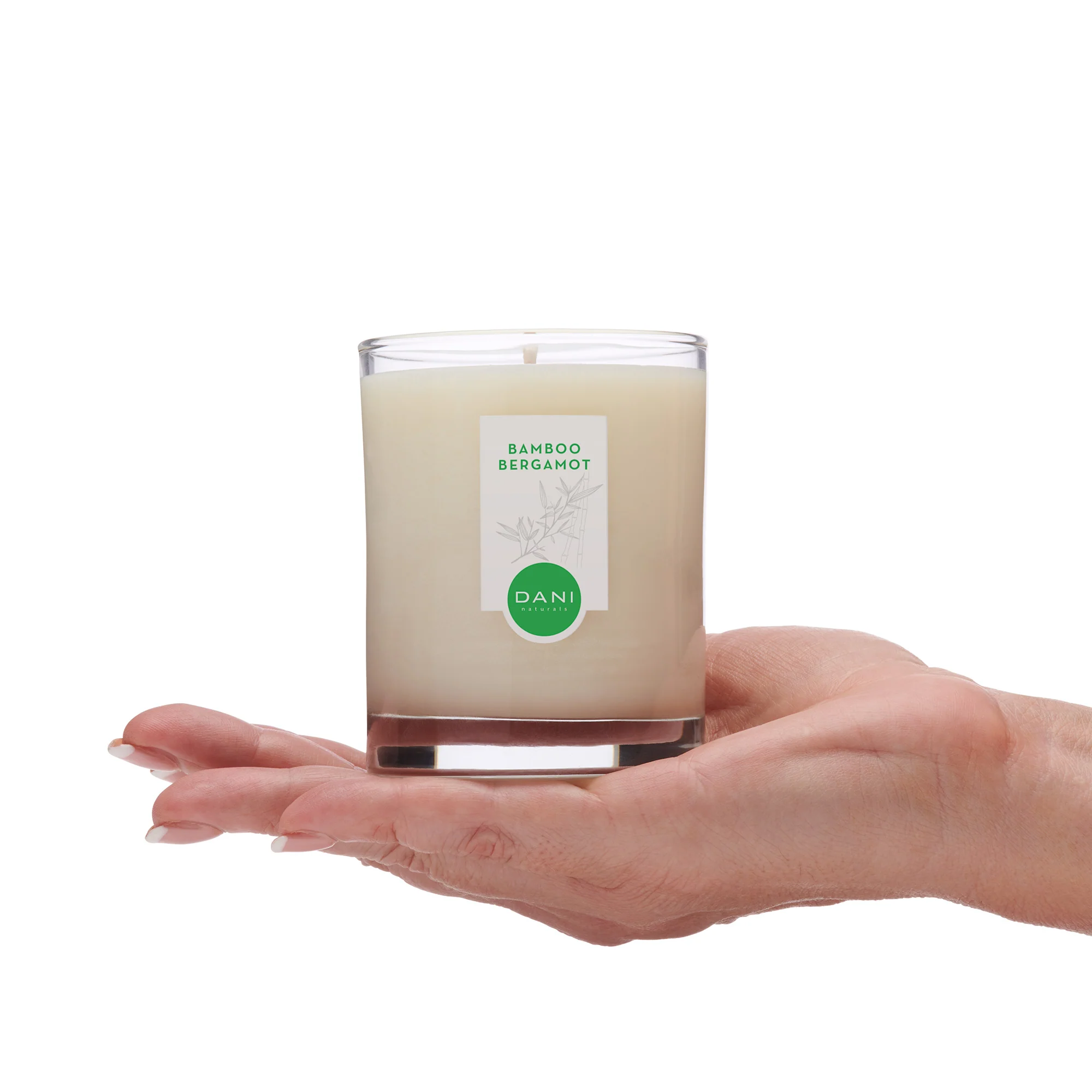 BAMBOO BERGAMOT GLASS CANDLE - Image 5