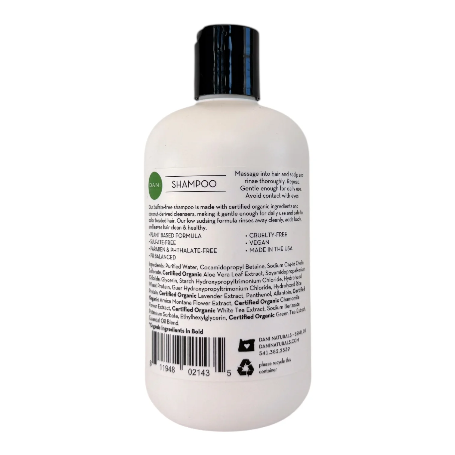BAMBOO BERGAMOT SULFATE-FREE SHAMPOO - Image 2