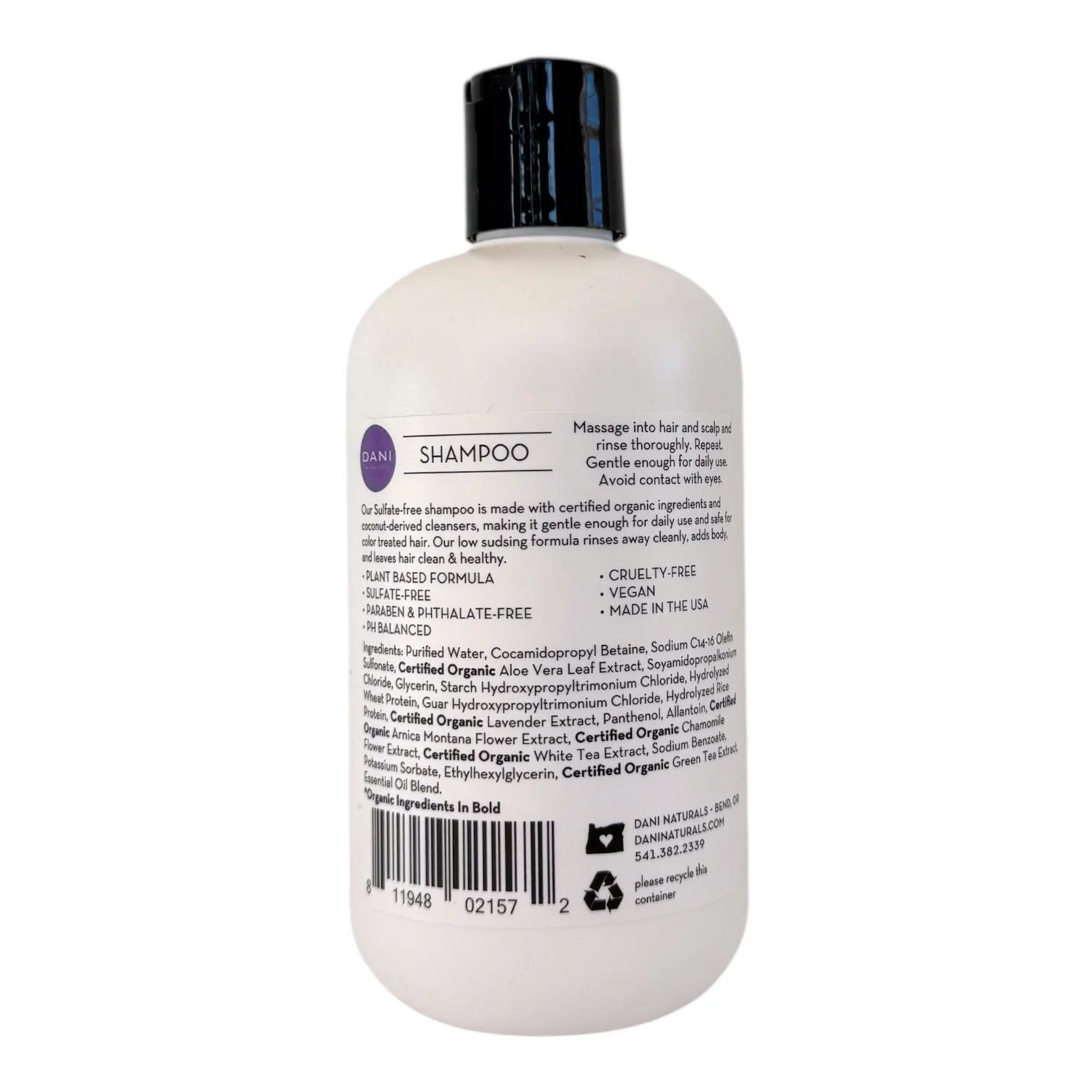 LEMONGRASS LAVENDER SULFATE-FREE SHAMPOO - Image 2
