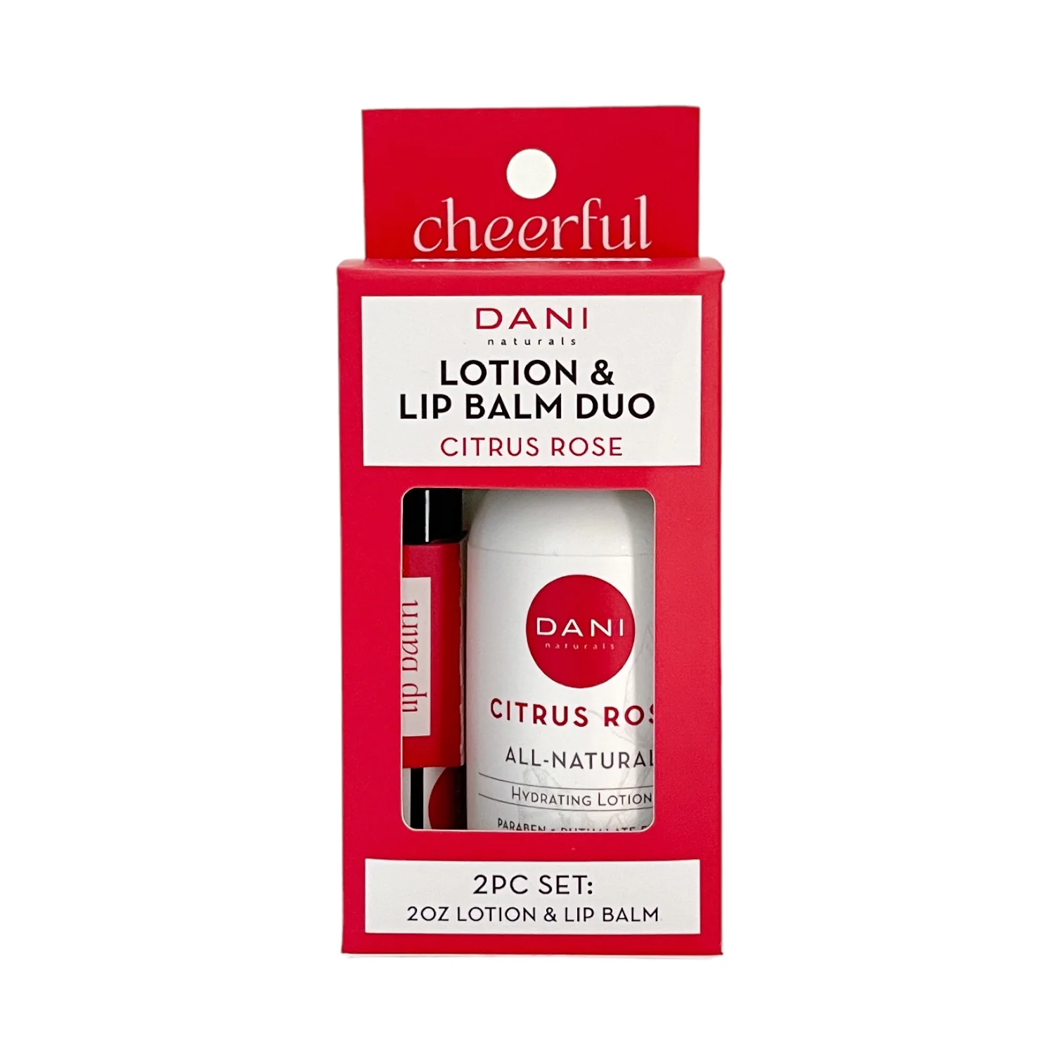 CITRUS ROSE LOTION AND LIP BALM DUO