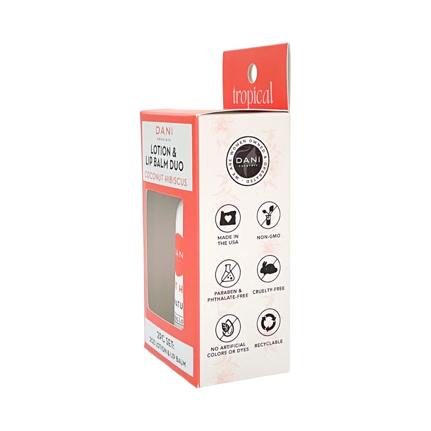 COCONUT HIBISCUS LOTION AND LIP BALM DUO - Image 4