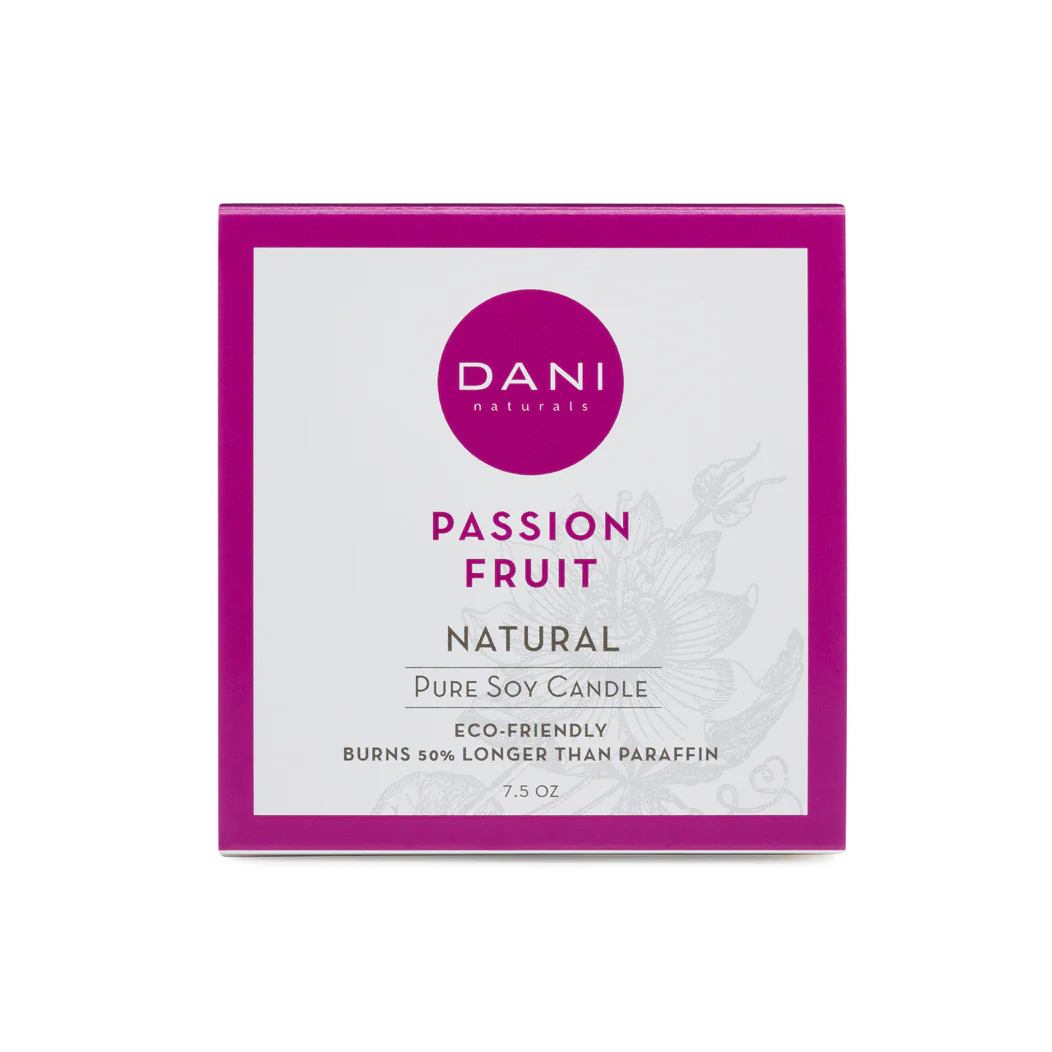 PASSION FRUIT GLASS CANDLE - Image 3